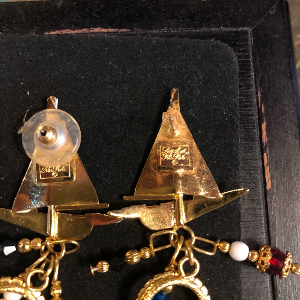 Lunch at The Ritz Sailboat Earrings